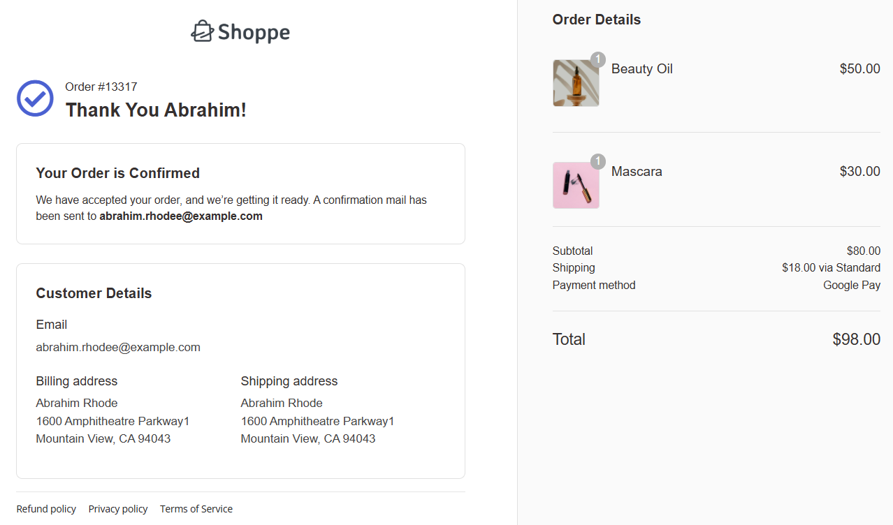 woocommerce thank you page created by FunnelKit Funnel Builder