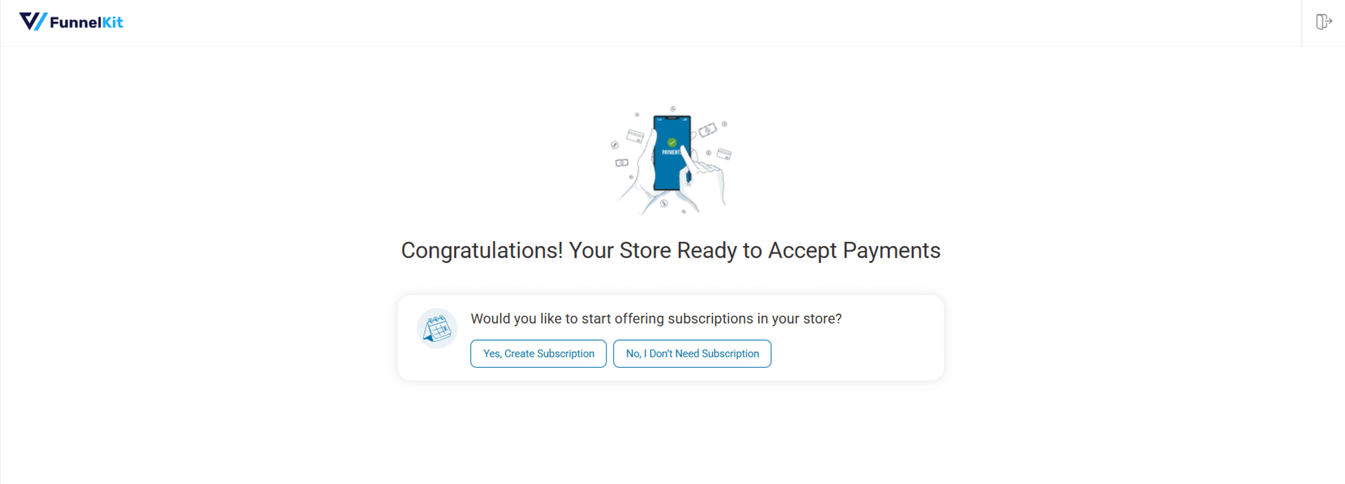 congratulations your store ready to accept payments