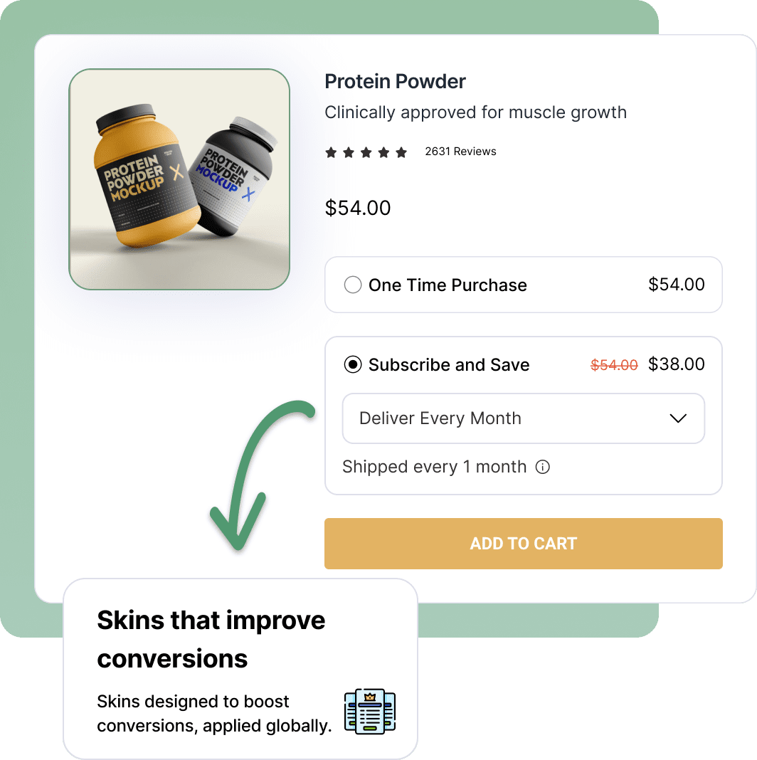 High Converting Plan Skins