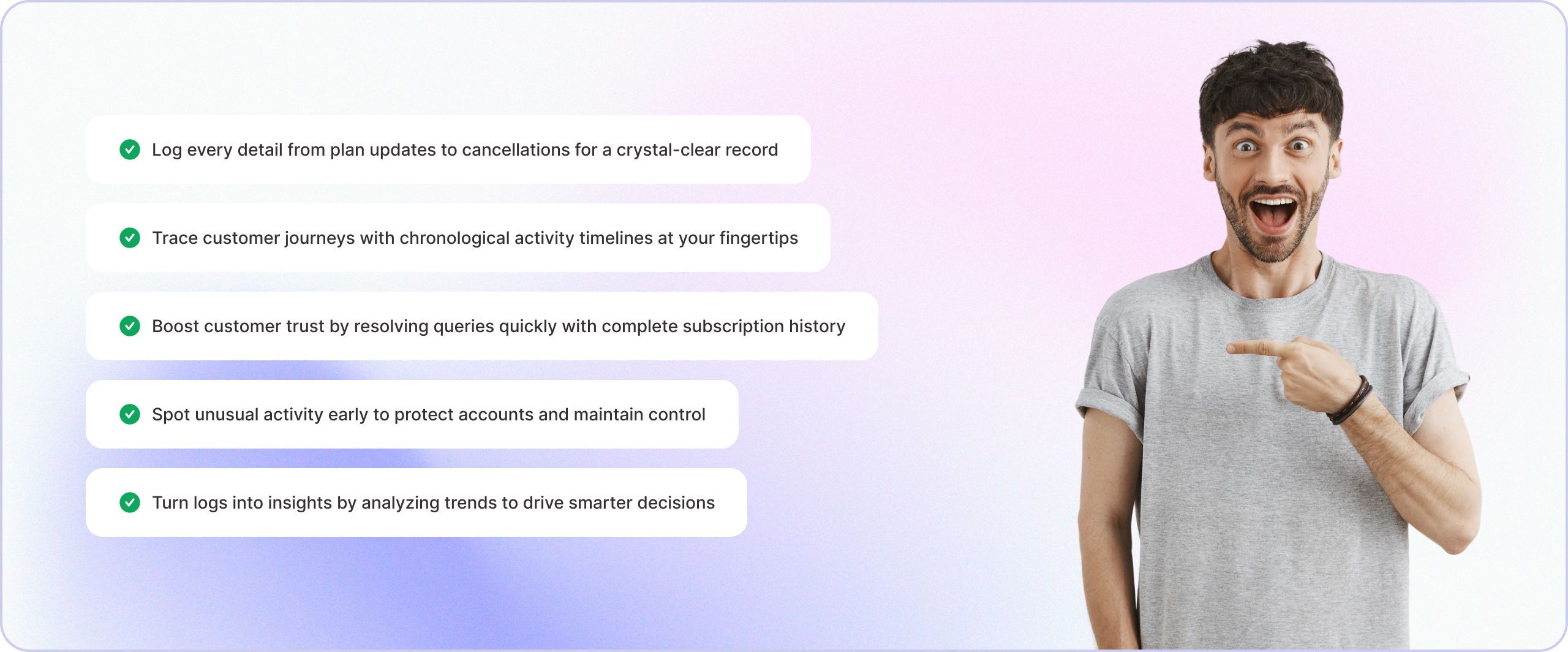 WooCommerce activity log management banner - complete transparency with Sublium plugin