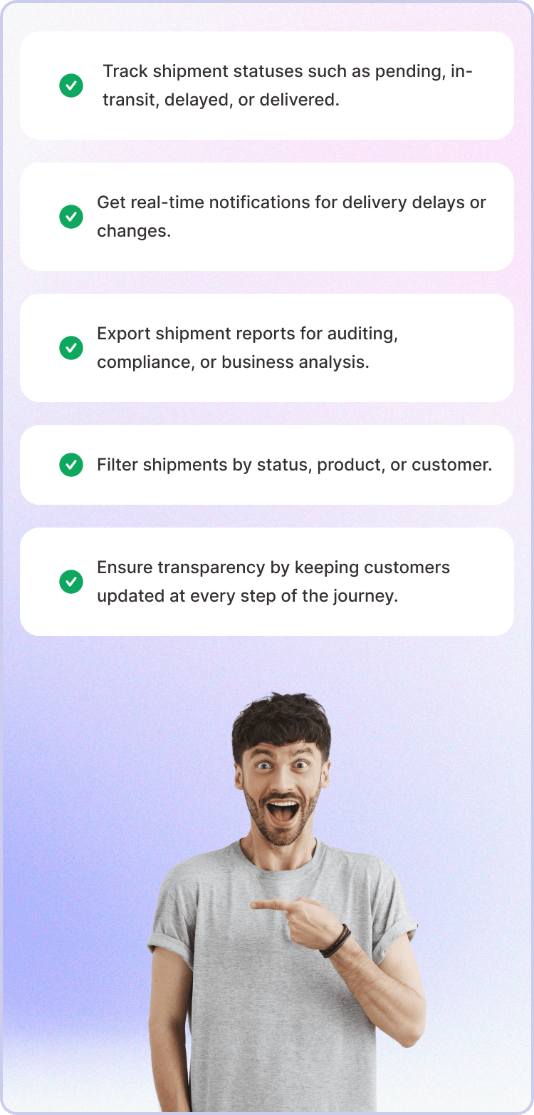 WooCommerce subscription shipment analytics - delivery tracking