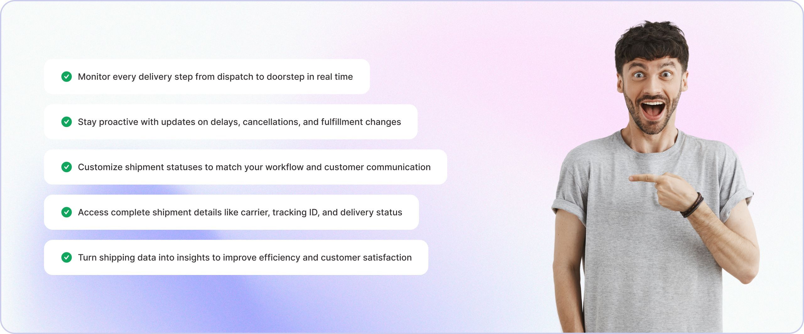 WooCommerce subscription shipment management banner - streamlined delivery with Sublium