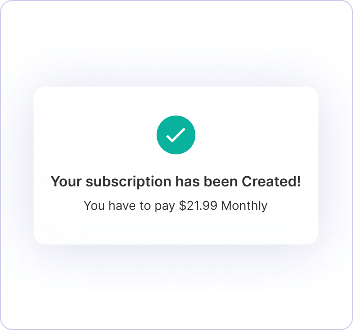 Successful WooCommerce subscription upgrade confirmation - improved user experience