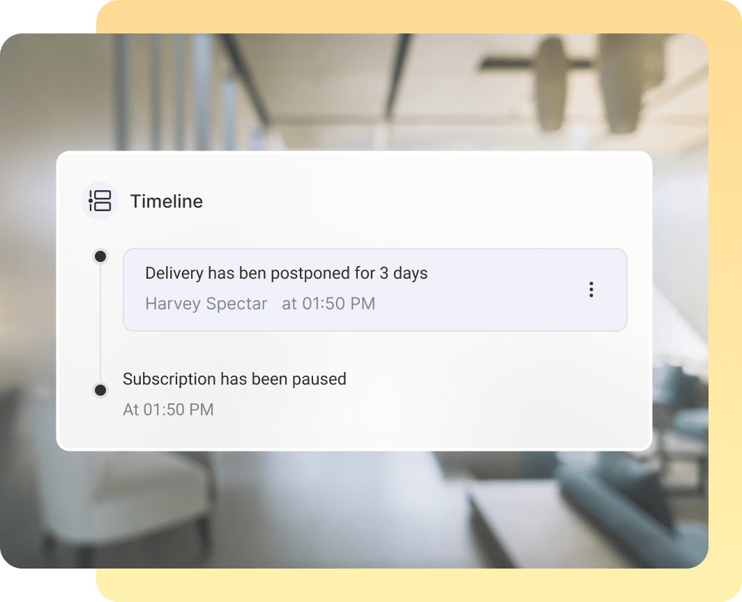 Timeline tracking for WooCommerce subscriptions - chronological activity logs with Sublium