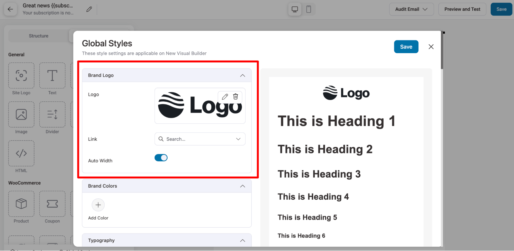 brand logo - global styles