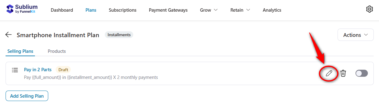 configure your installment plan in woocommerce