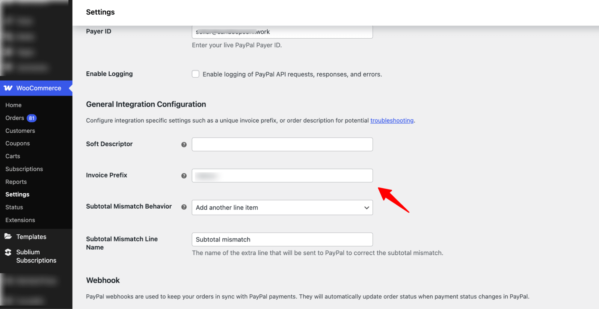 general integration configuration