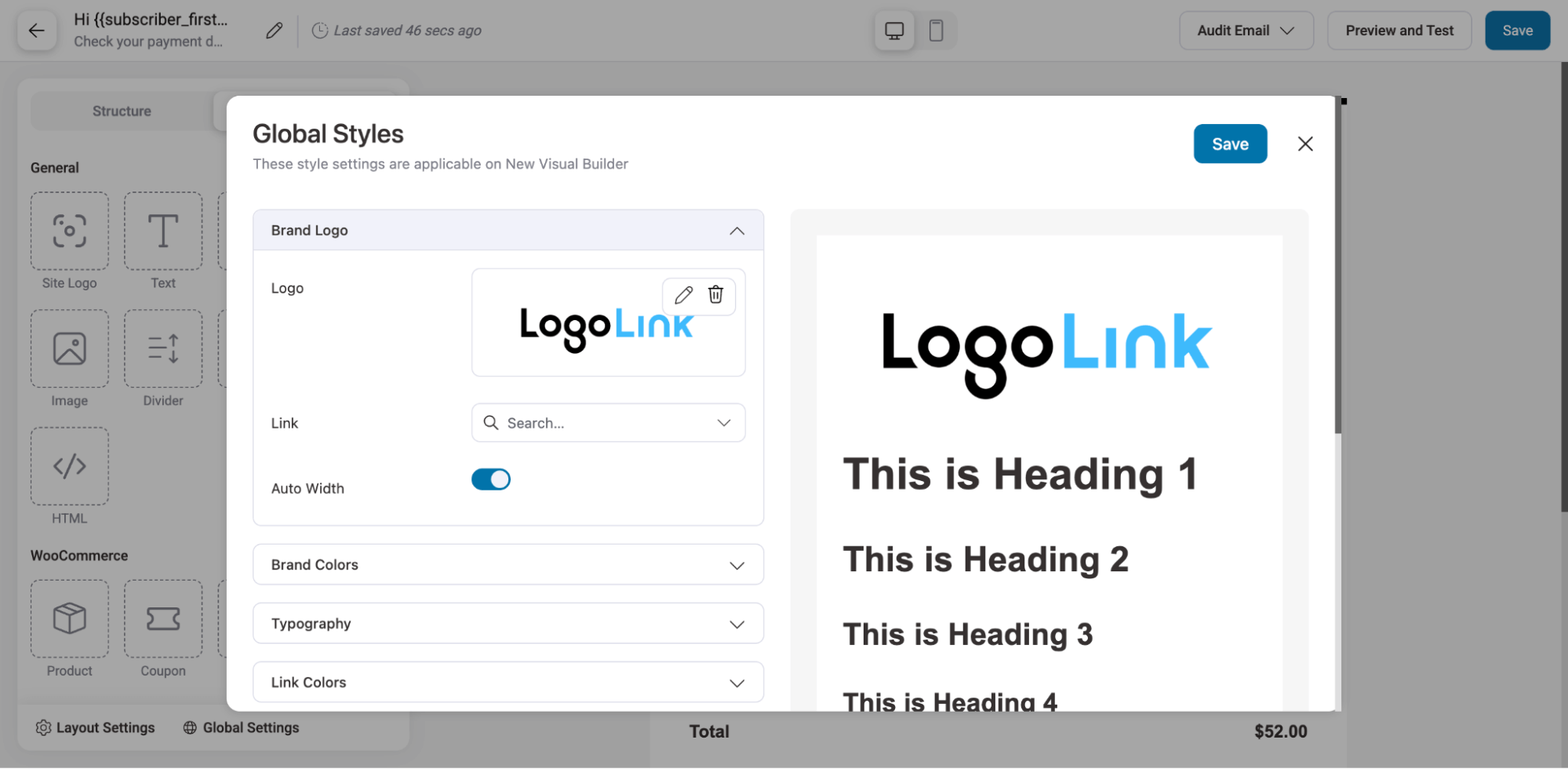global styles Automated WooCommerce Subscription Reminder Emails