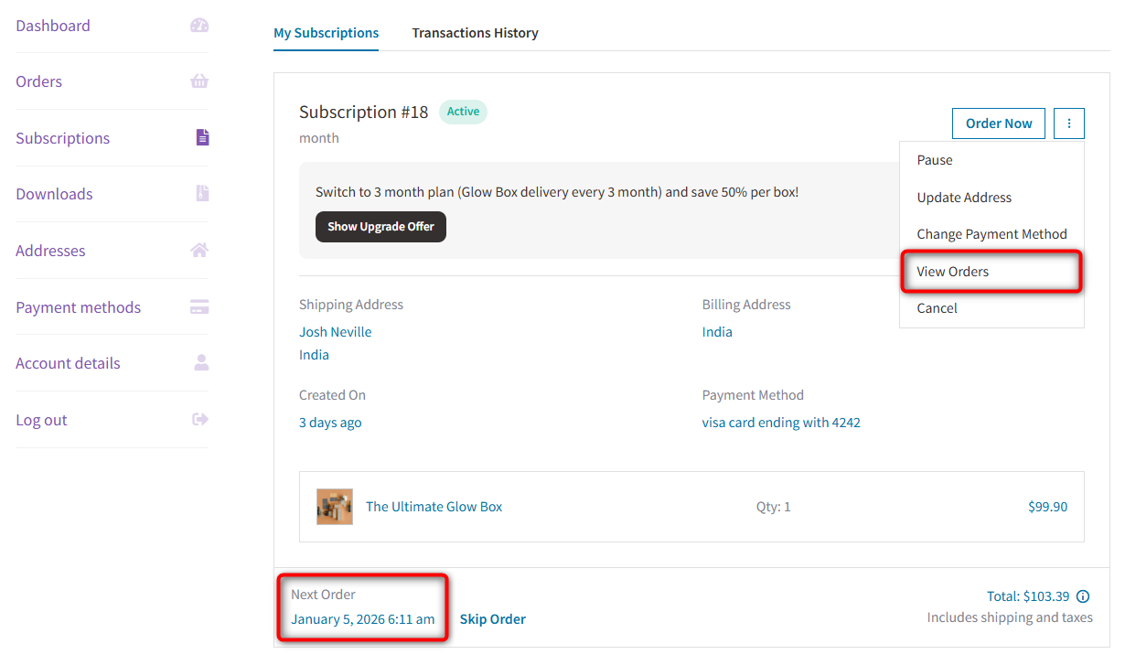 view and track woocommerce subscriptions in sublium
