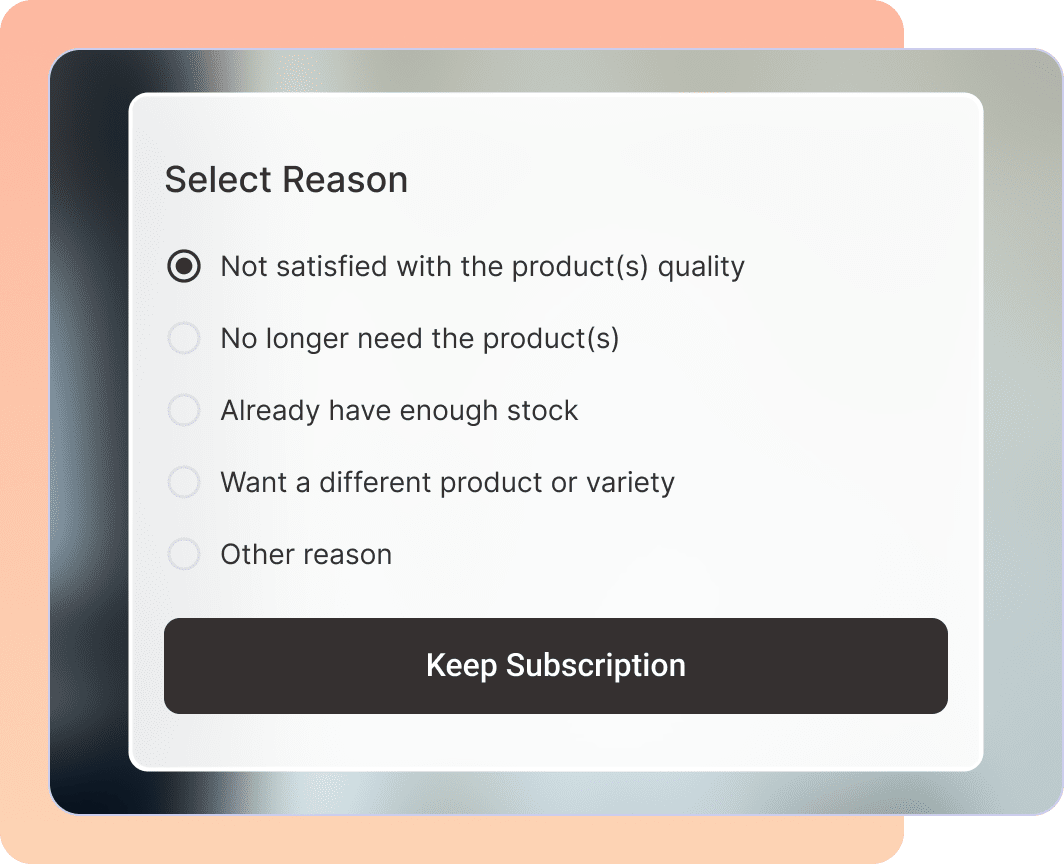 Capture the Why With Cancellation Reasons - Sublium Subscriptions