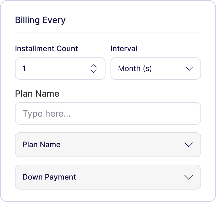Configure WooCommerce installment payment plans and billing cycles