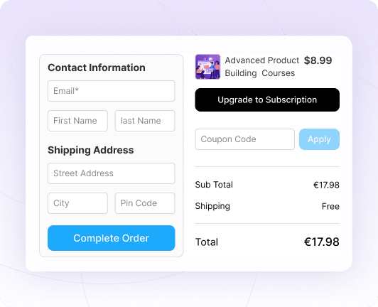 funnelKit checkout page upsells - Sublium WooCommerce checkout page upsells for subscription products - increase AOV