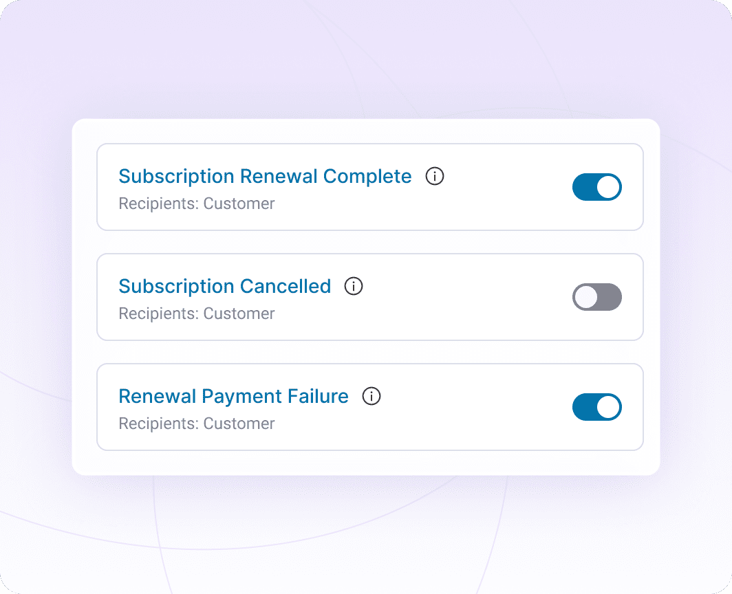 Smart Renewal Reminders & Dunning Emails
