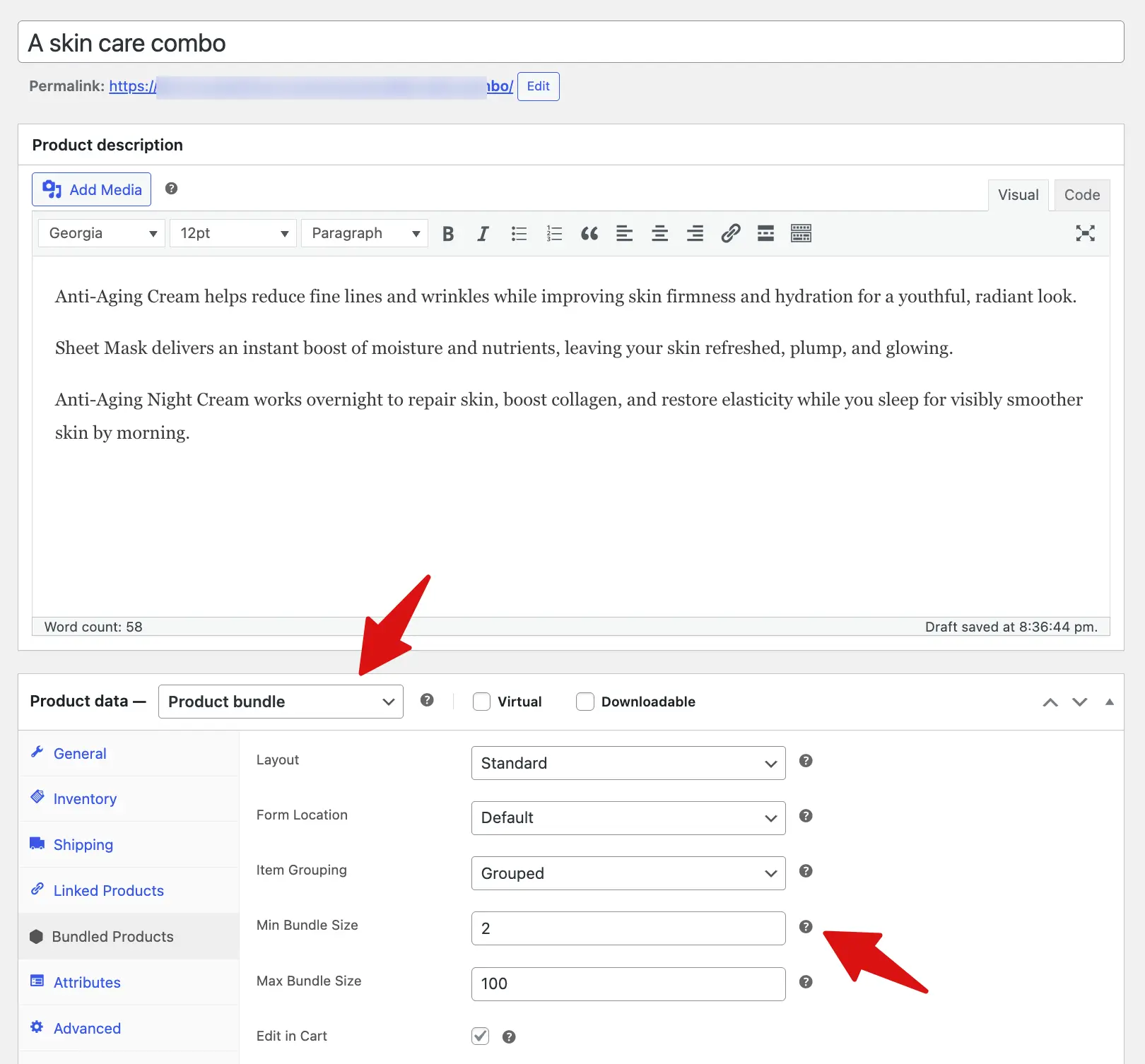 create bundle product pricing