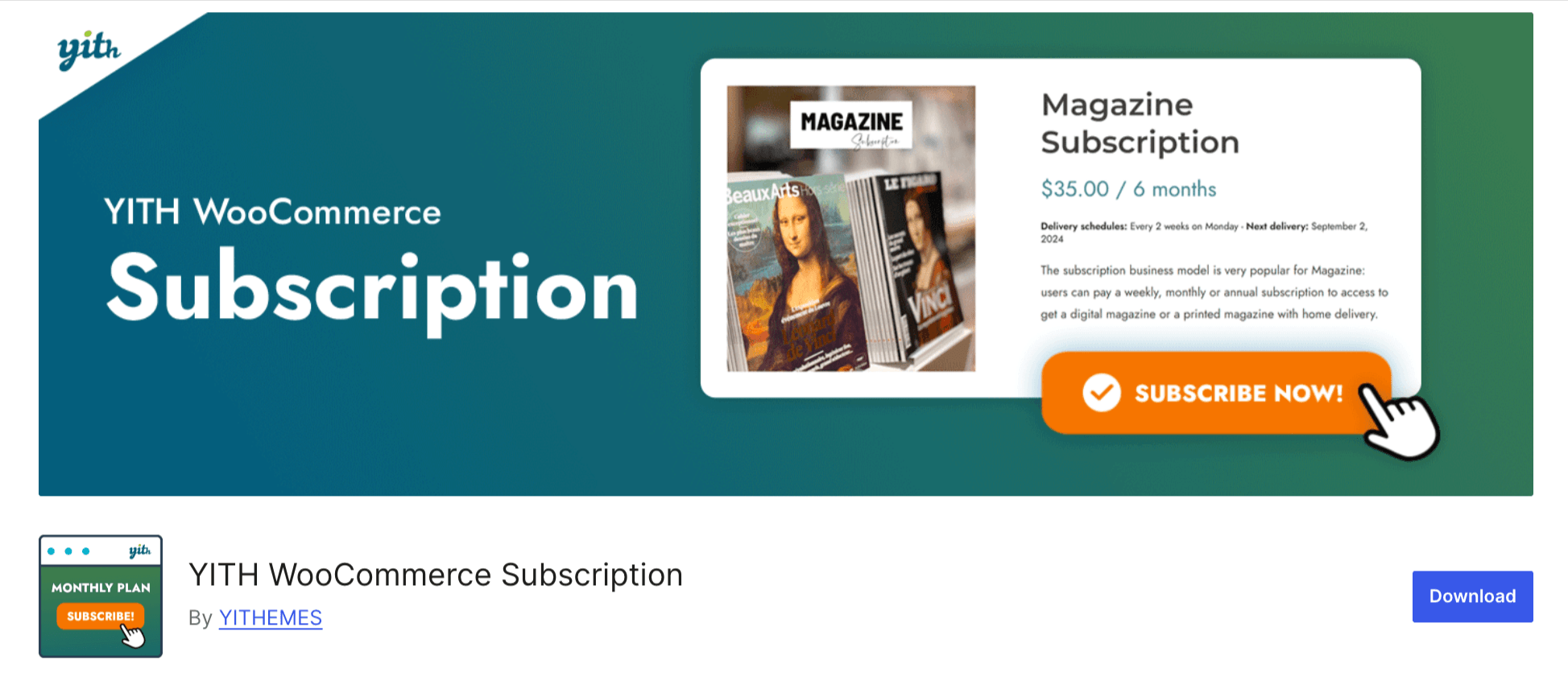 YITH WooCommerce Subscription Best for subscription boxes and the YITH ecosystem - Sublium YITH WooCommerce Subscription Best for subscription boxes and the YITH ecosystem